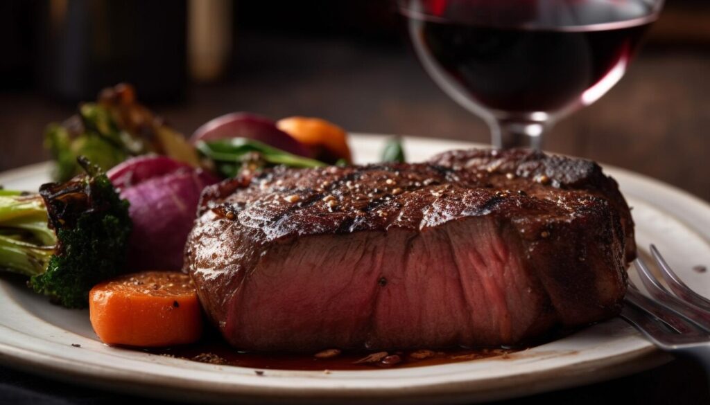 juicy sirloin fillet grilled perfection readytoeat generated by ai 188544 21923